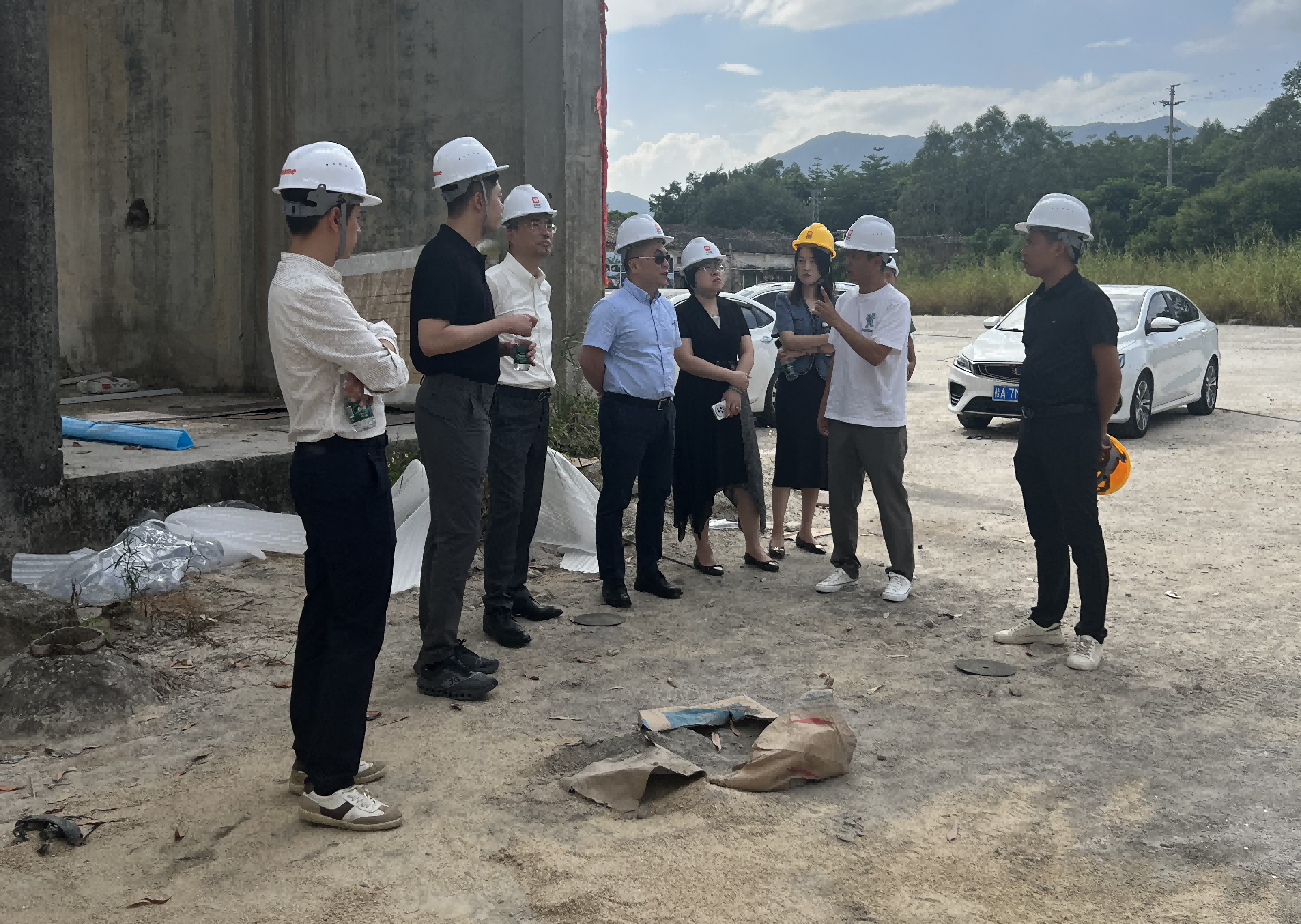 Jianyu Industry Visits the Project Site of Zhongsheng Donghao for On-Site Inspec